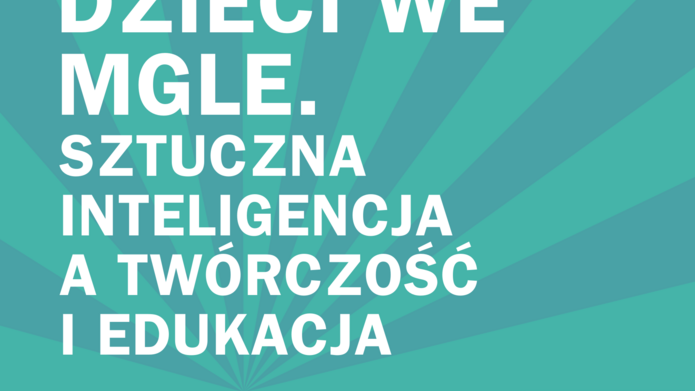 Plakat: tekst na zielonym tle